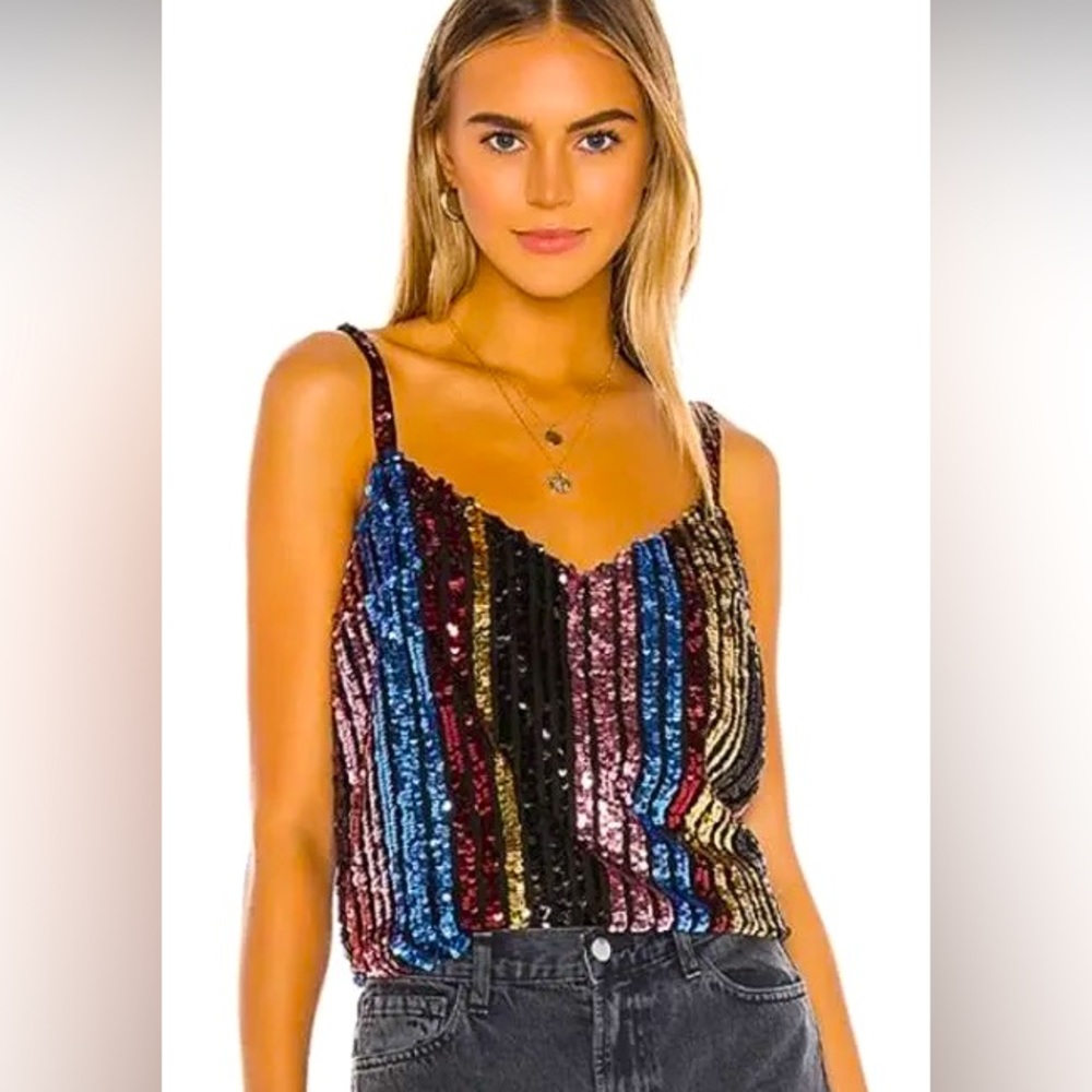 NWOT BB Dakota Sequin Tank Top, size med
